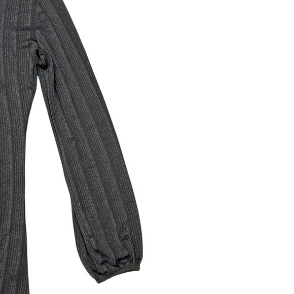 Lea & Viola Dark Metallic Cinched Bodycon Mini Dress - Picture 5 of 9